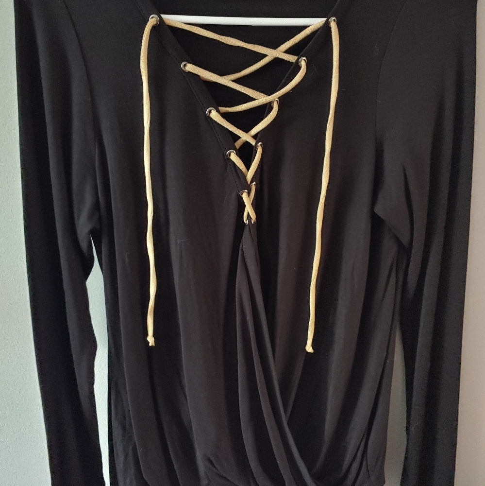 Black long sleeve shirt